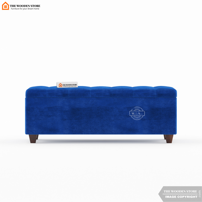 Gayle Bench With Storage (Marine Blue)