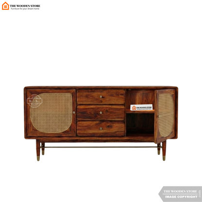 Arcane Tv Unit (Honey Finish)