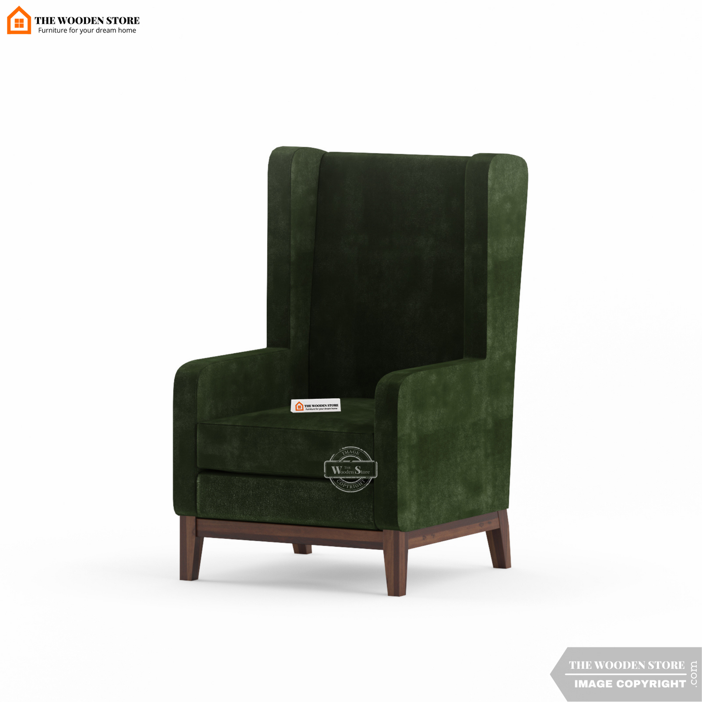 Joe Lounge Chair (Olive Green)