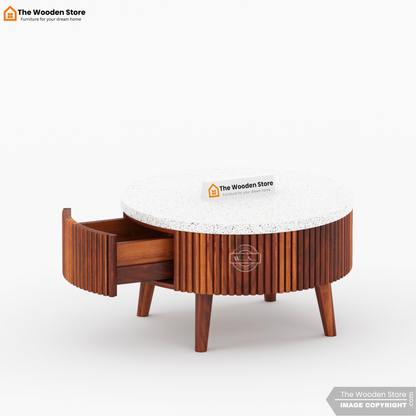 Alden Nesting Coffee Table Set of 2 (Honey Finish)