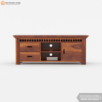 Donald Tv Unit (Honey Finish)