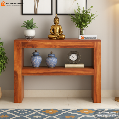 Nova Console Table (Honey Finish)