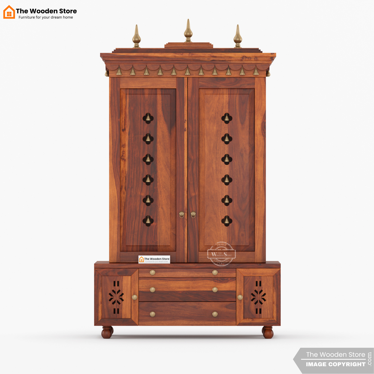 Udaya Home Temple (Honey Finish)