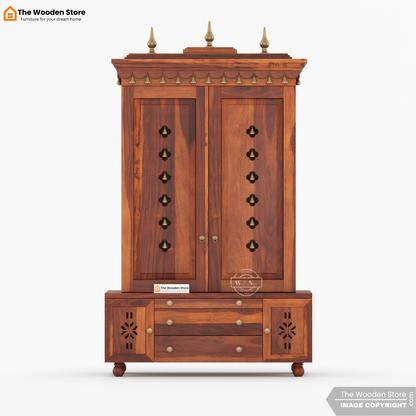Udaya Home Temple (Honey Finish)