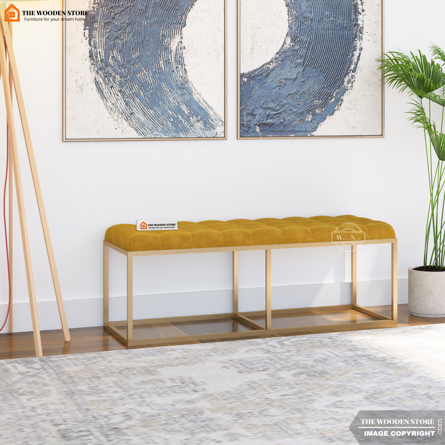 Darius Bench (Orange Gold)