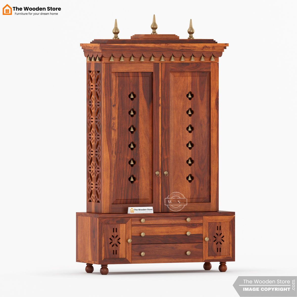Udaya Home Temple (Honey Finish)