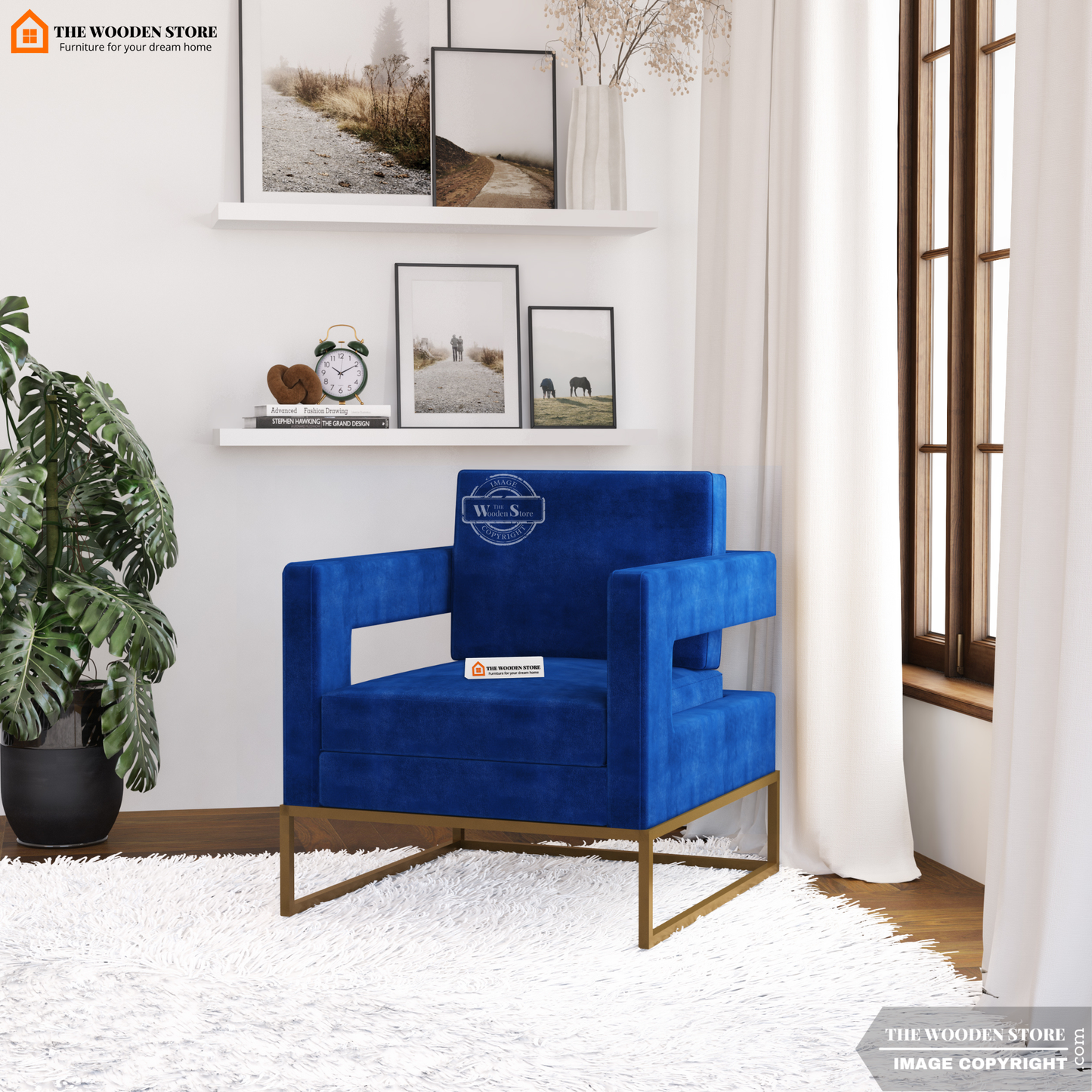 Verve Arm Chair (Marine Blue)