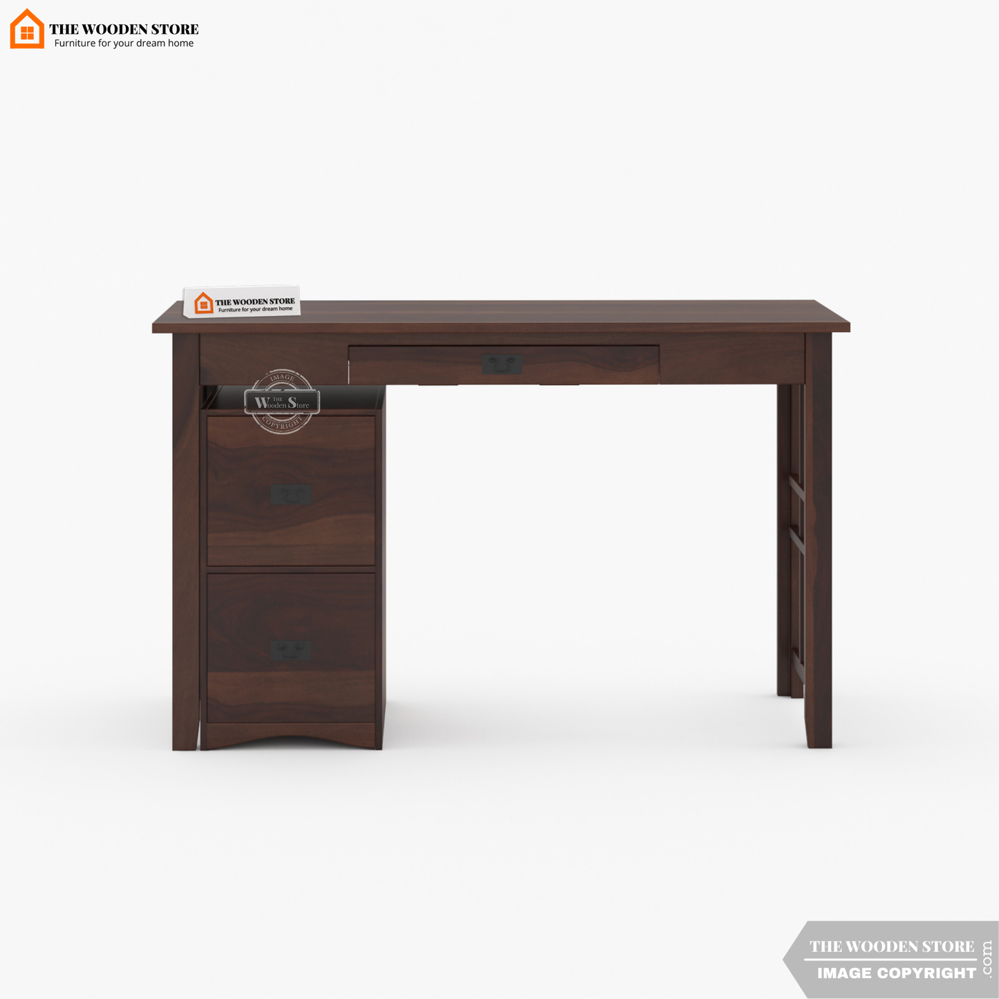 Aspire Study Table (Walnut Finish)