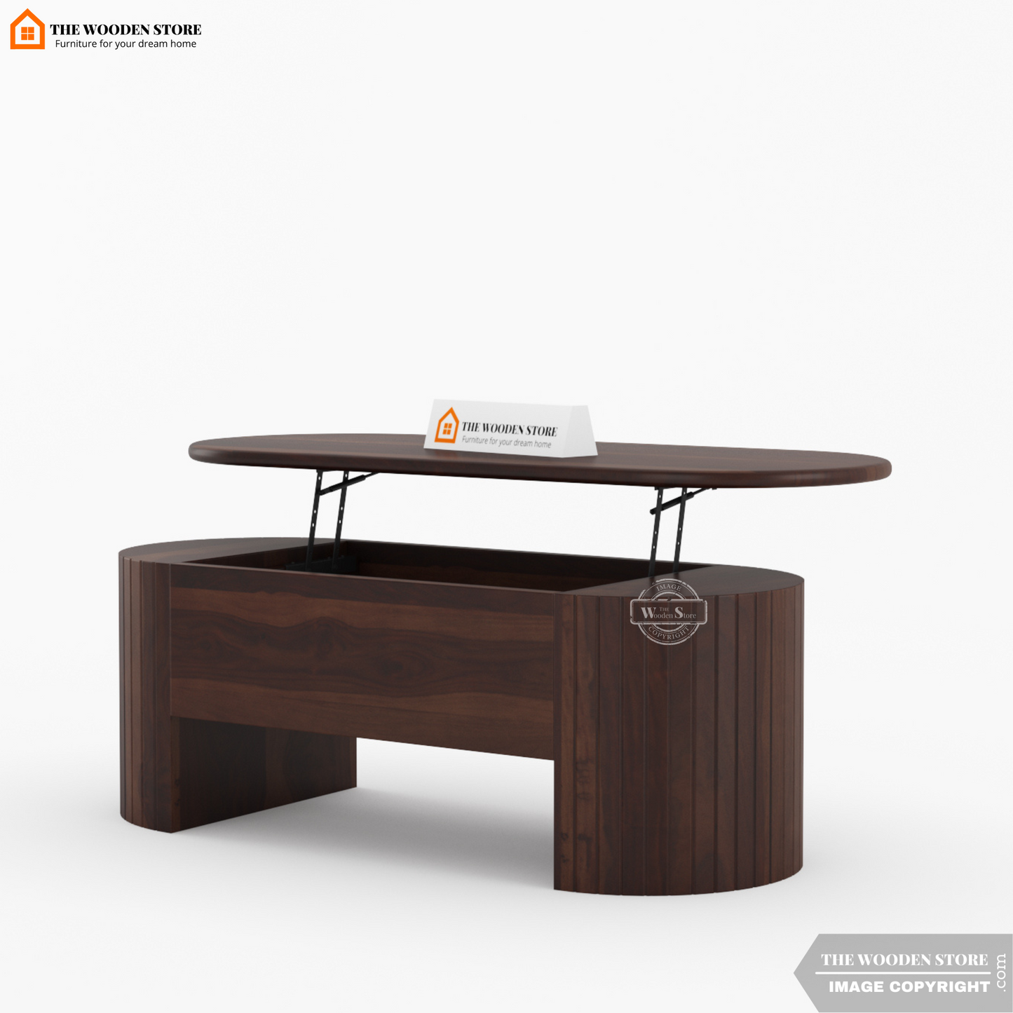 Breidy Lift Top Coffee Table (Walnut Finish)