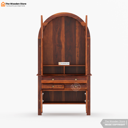 Akash Home Temple (Honey Finish)