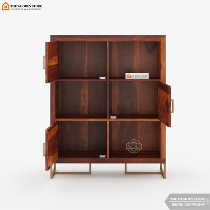 Kyron Book Shelf (Honey Finish)