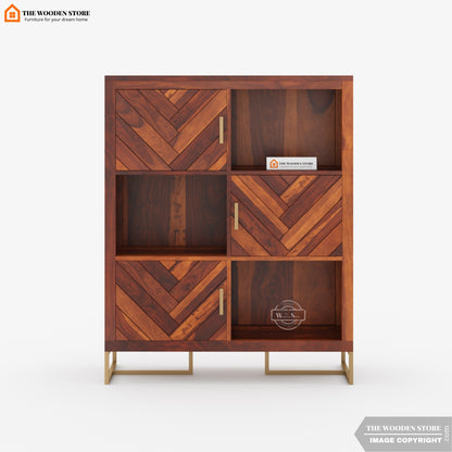 Kyron Book Shelf (Honey Finish)