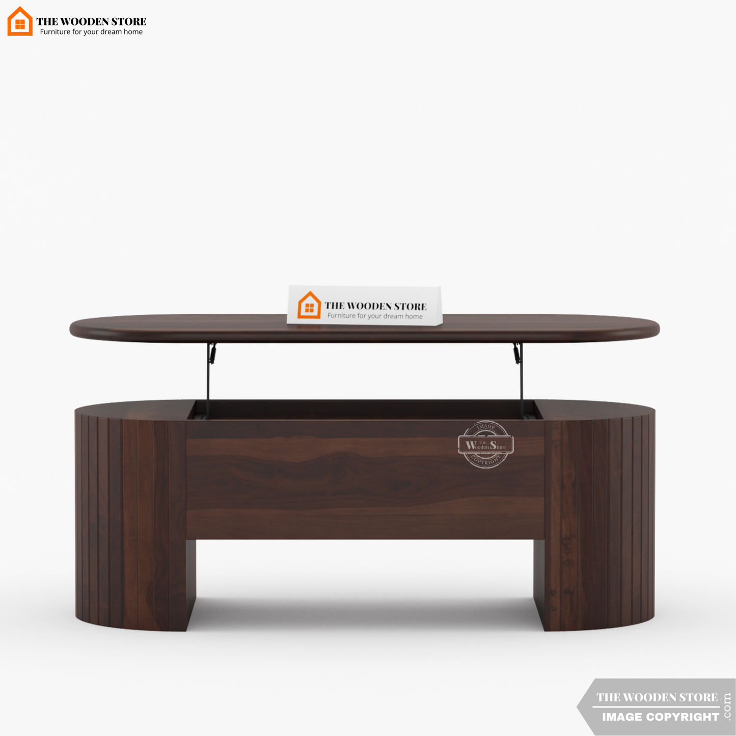 Breidy Lift Top Coffee Table (Walnut Finish)