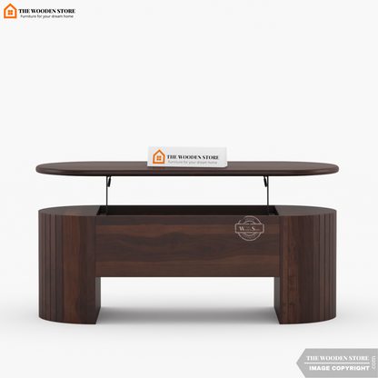 Breidy Lift Top Coffee Table (Walnut Finish)