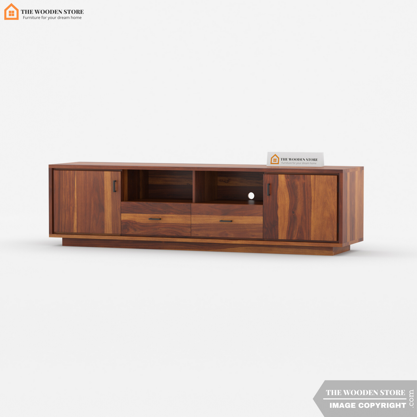 Dora Tv Unit (Honey Finish)