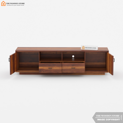 Dora Tv Unit (Honey Finish)