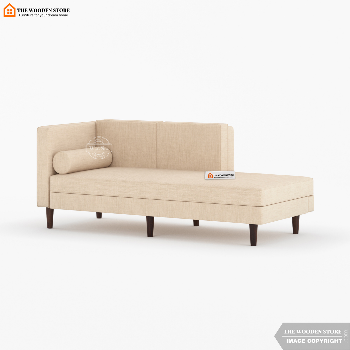 Samson Chaise Lounge (Soft Vanilla)