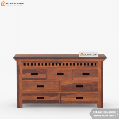 Donald Dresser with Storage (Honey Finish)