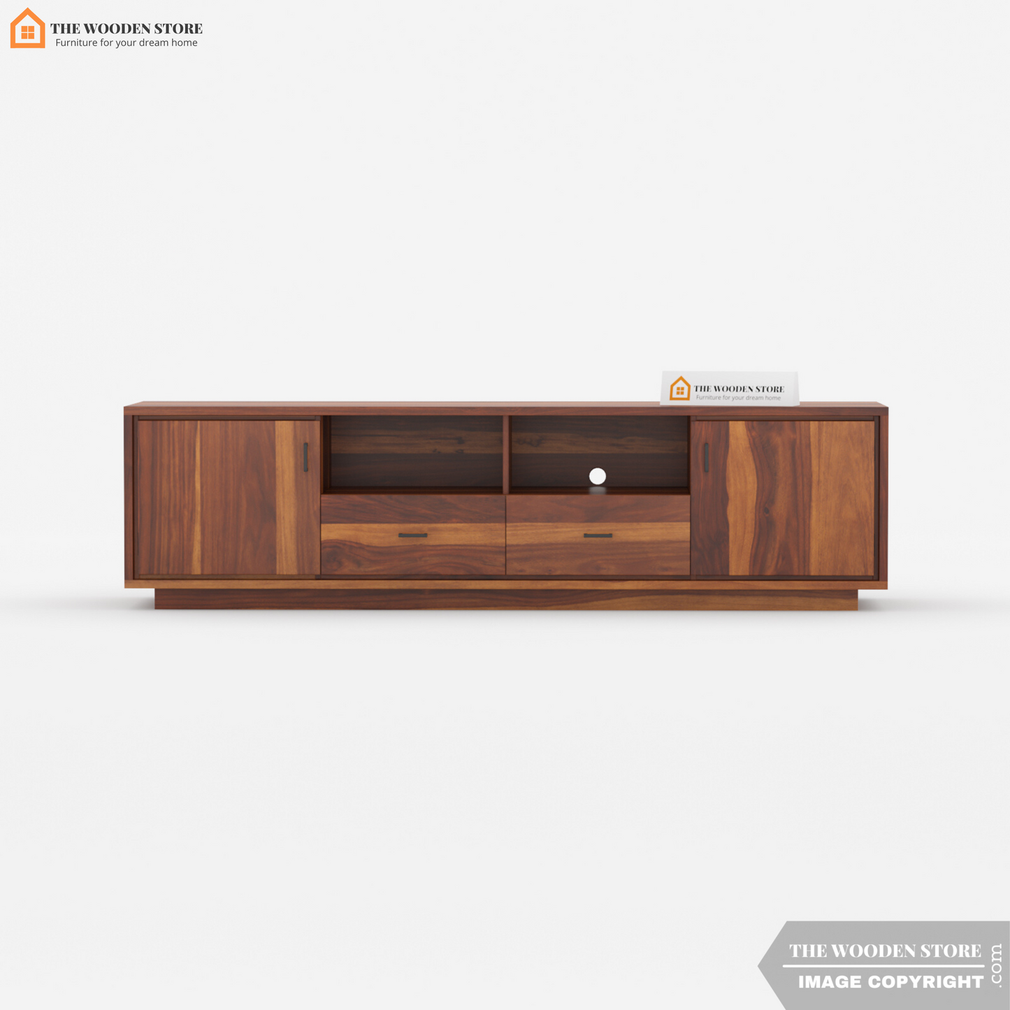 Dora Tv Unit (Honey Finish)