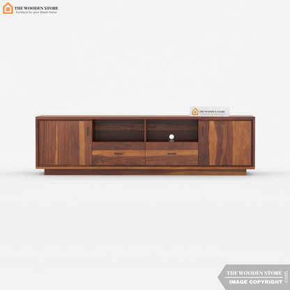 Dora Tv Unit (Honey Finish)