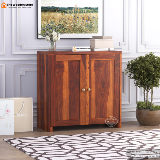 Noto Shoe Rack (Honey Finish)