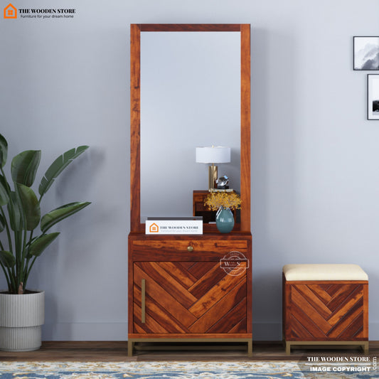 Gaze Dressing Table (Honey Finish)