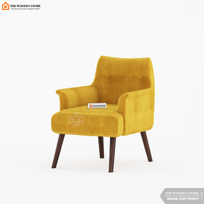 Aurora Lounge Chair (Orange Gold)