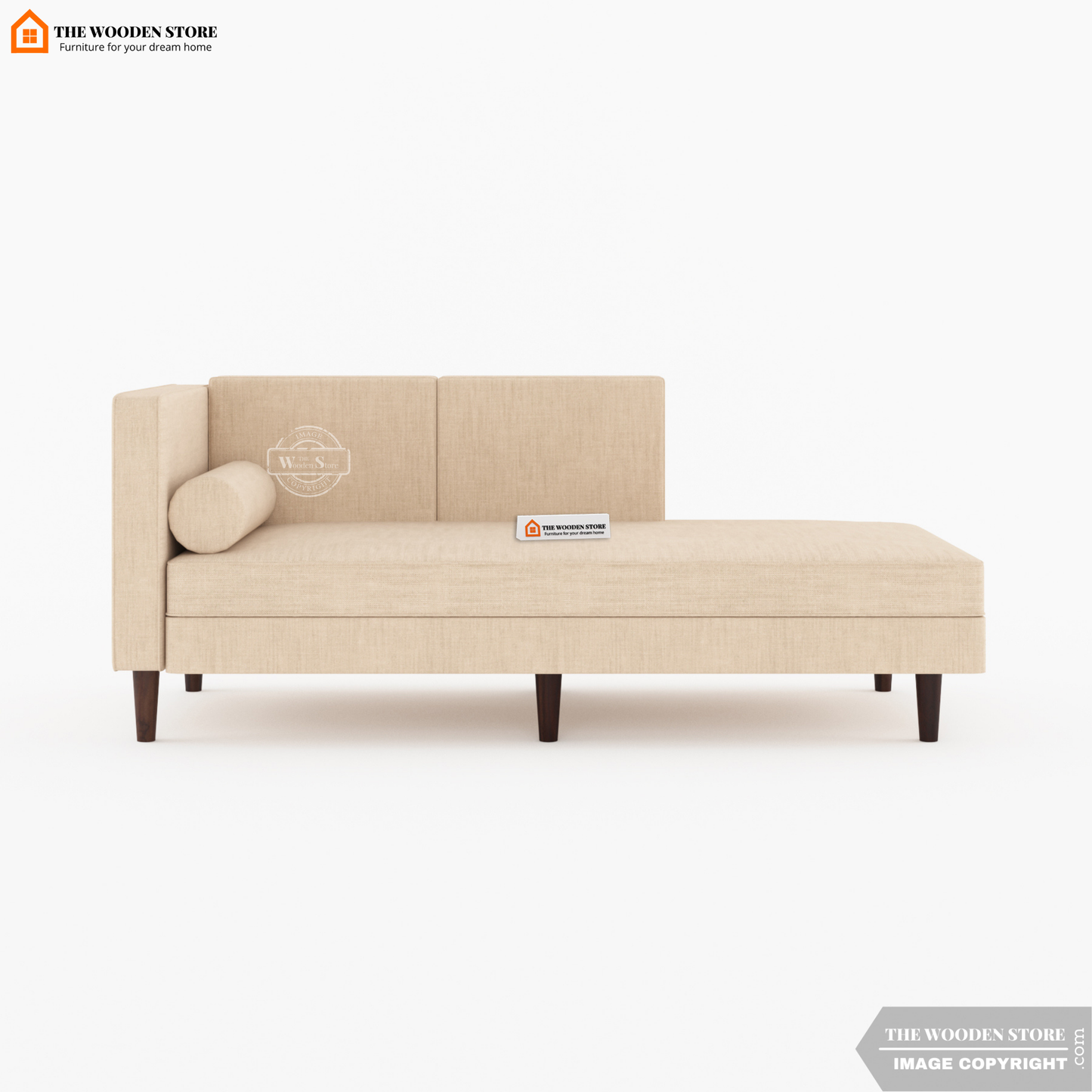 Samson Chaise Lounge (Soft Vanilla)