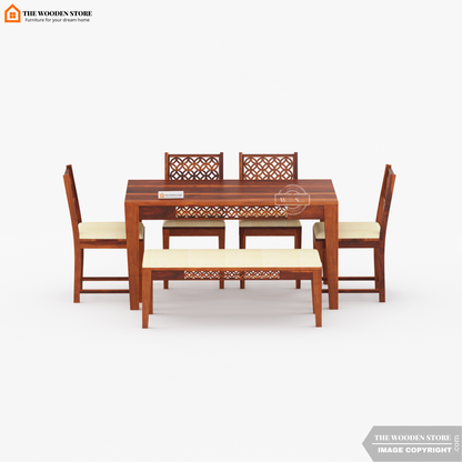 Daffy Bench without Backrest (Honey Finish)
