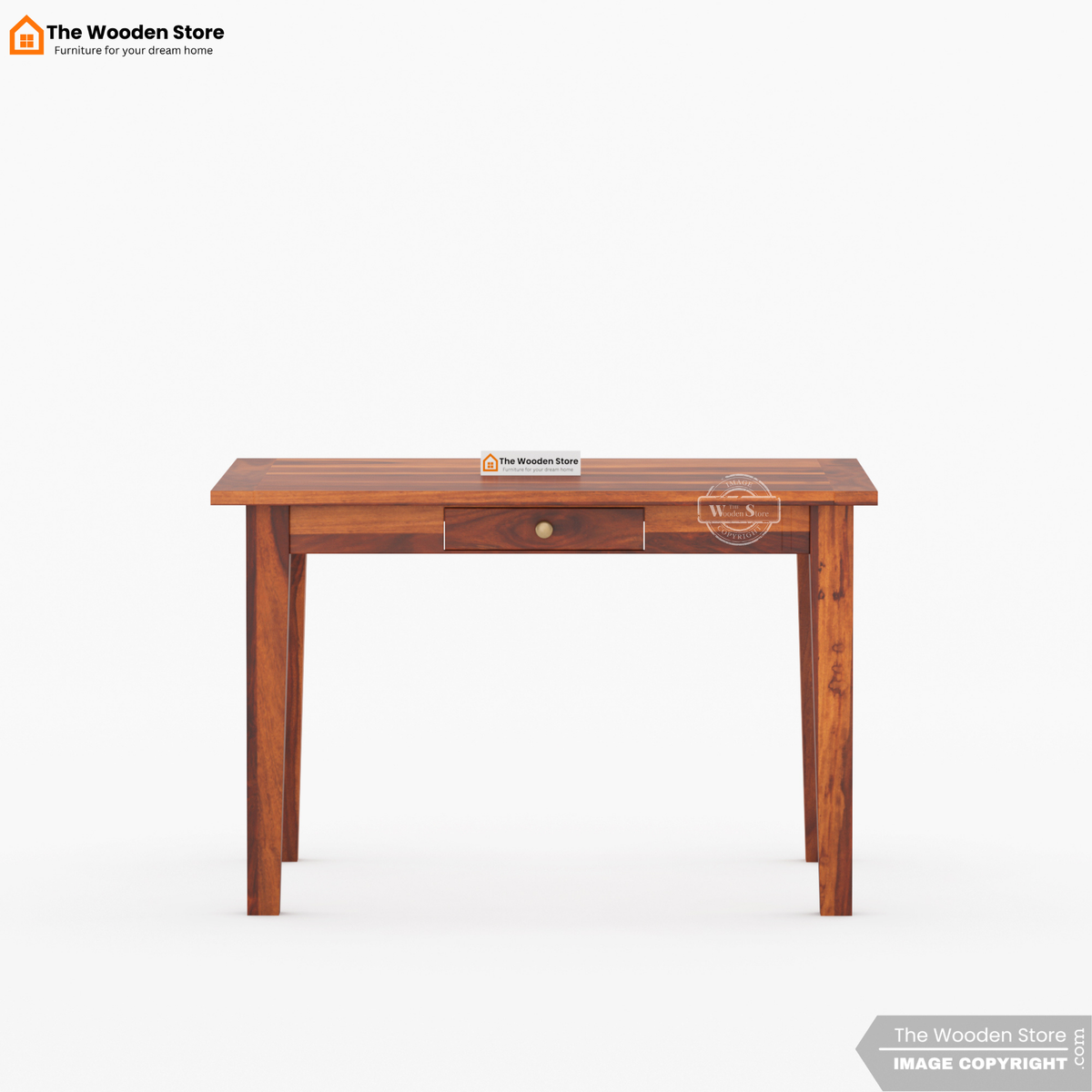 Glen 4 Seater Sheesham Wood Dining Set (Honey Finish)