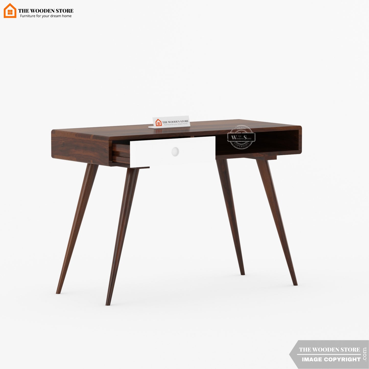 Thomas Study Table (Walnut Finish)