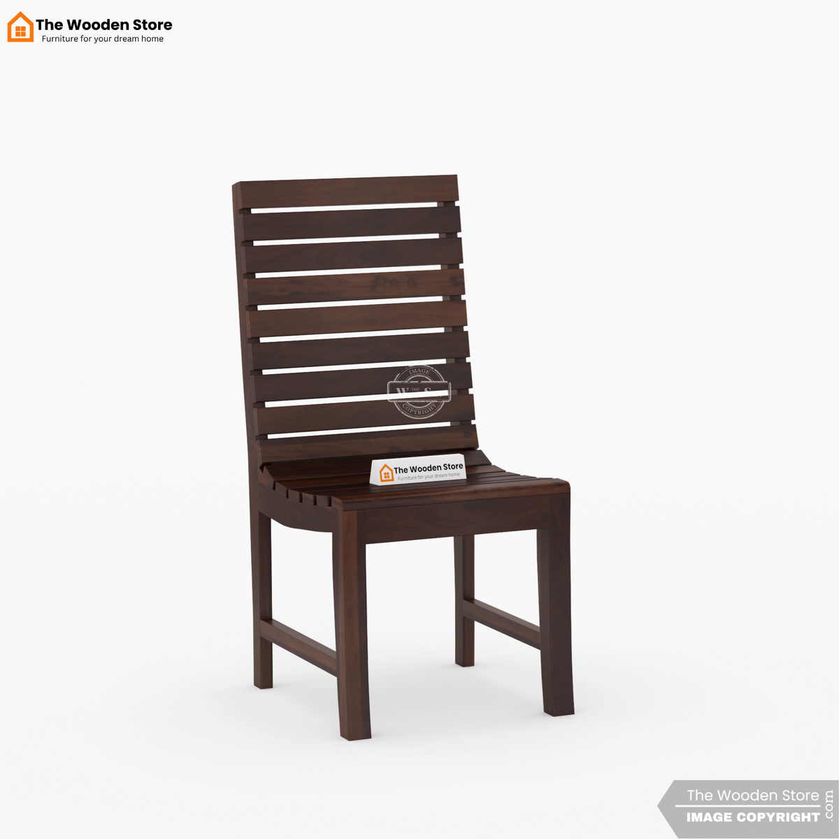 Glen 4 Seater Sheesham Wood Dining Set (Walnut Finish)