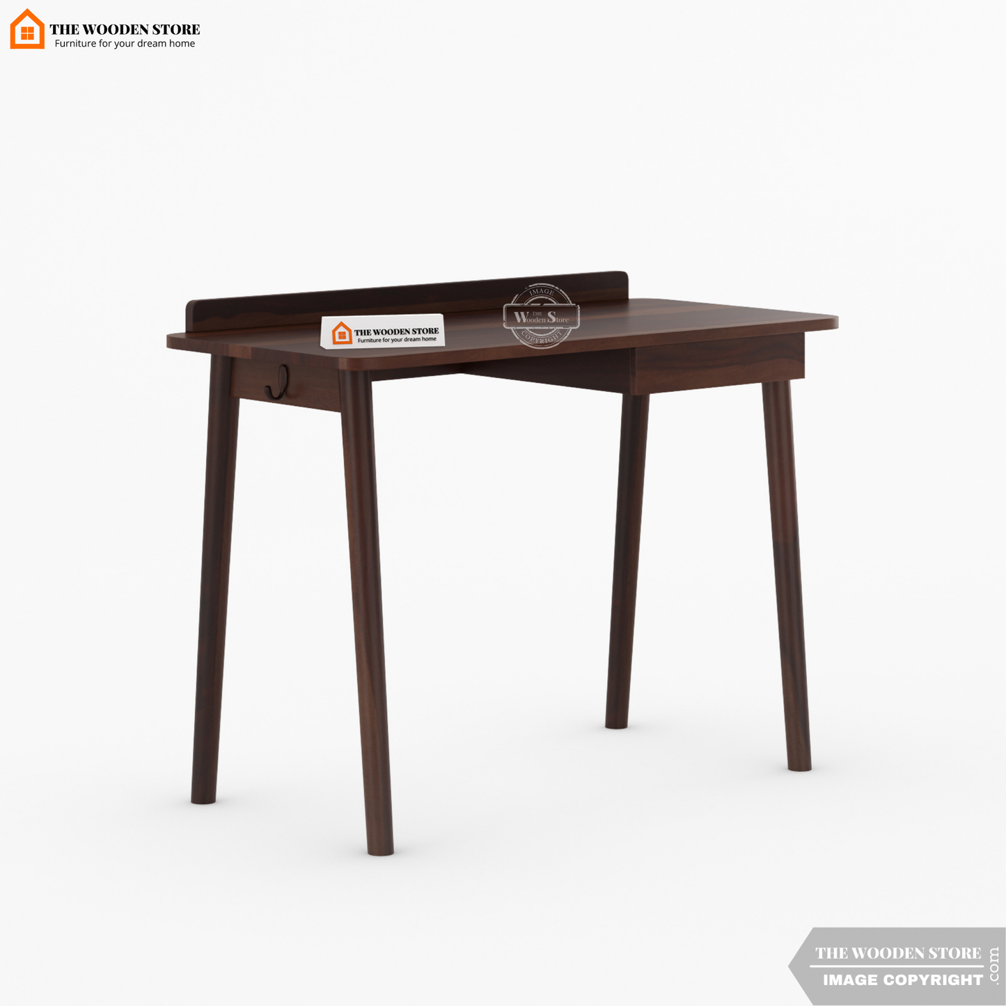 Colby Study Table (Walnut Finish)