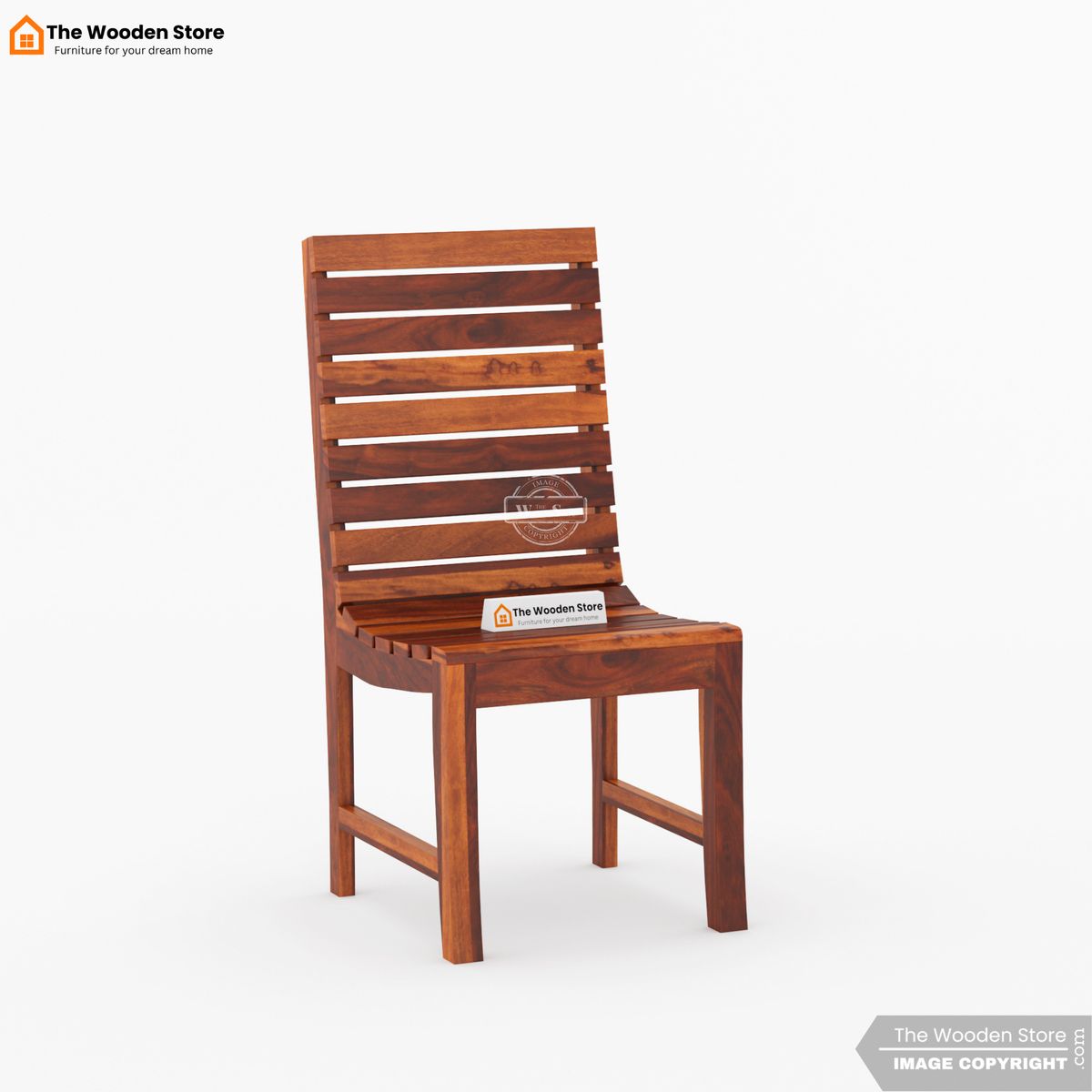 Glen 4 Seater Sheesham Wood Dining Set (Honey Finish)