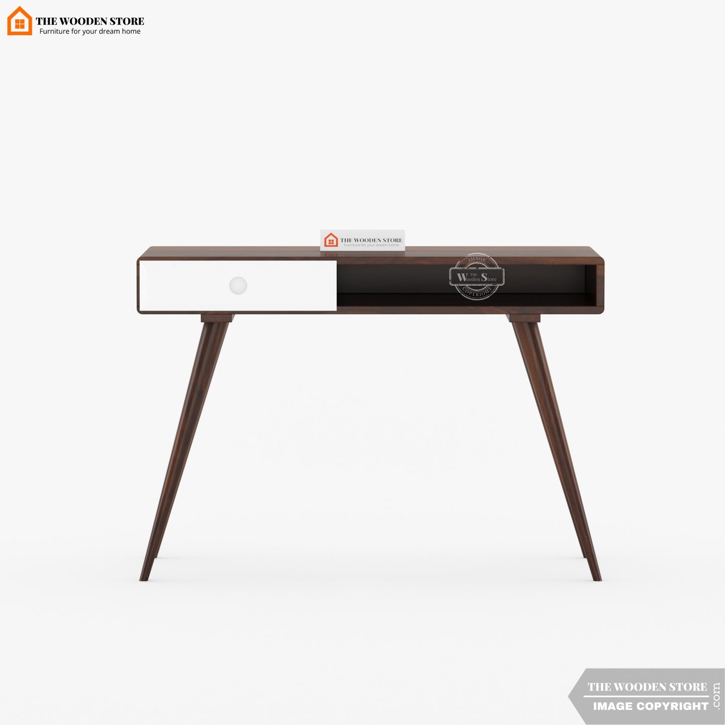 Thomas Study Table (Walnut Finish)