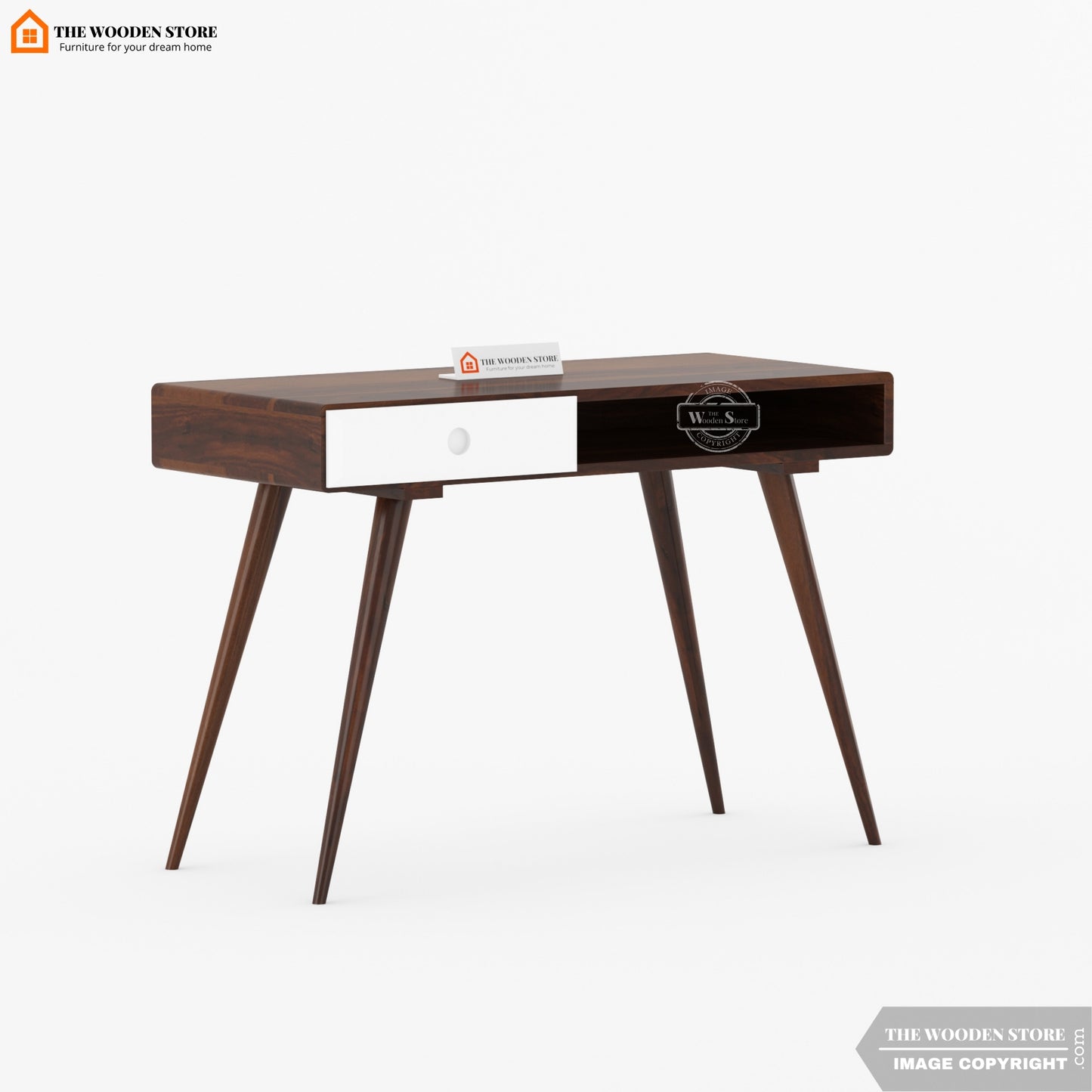 Thomas Study Table (Walnut Finish)