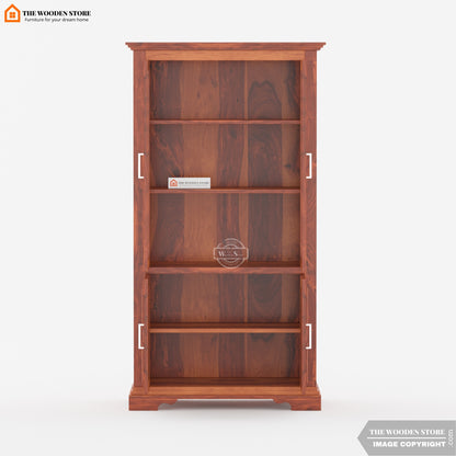 Matrix Double Door Crockery Unit (Honey Finish)