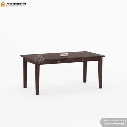 Glen 6 Seater Dining Set (Walnut Finish)