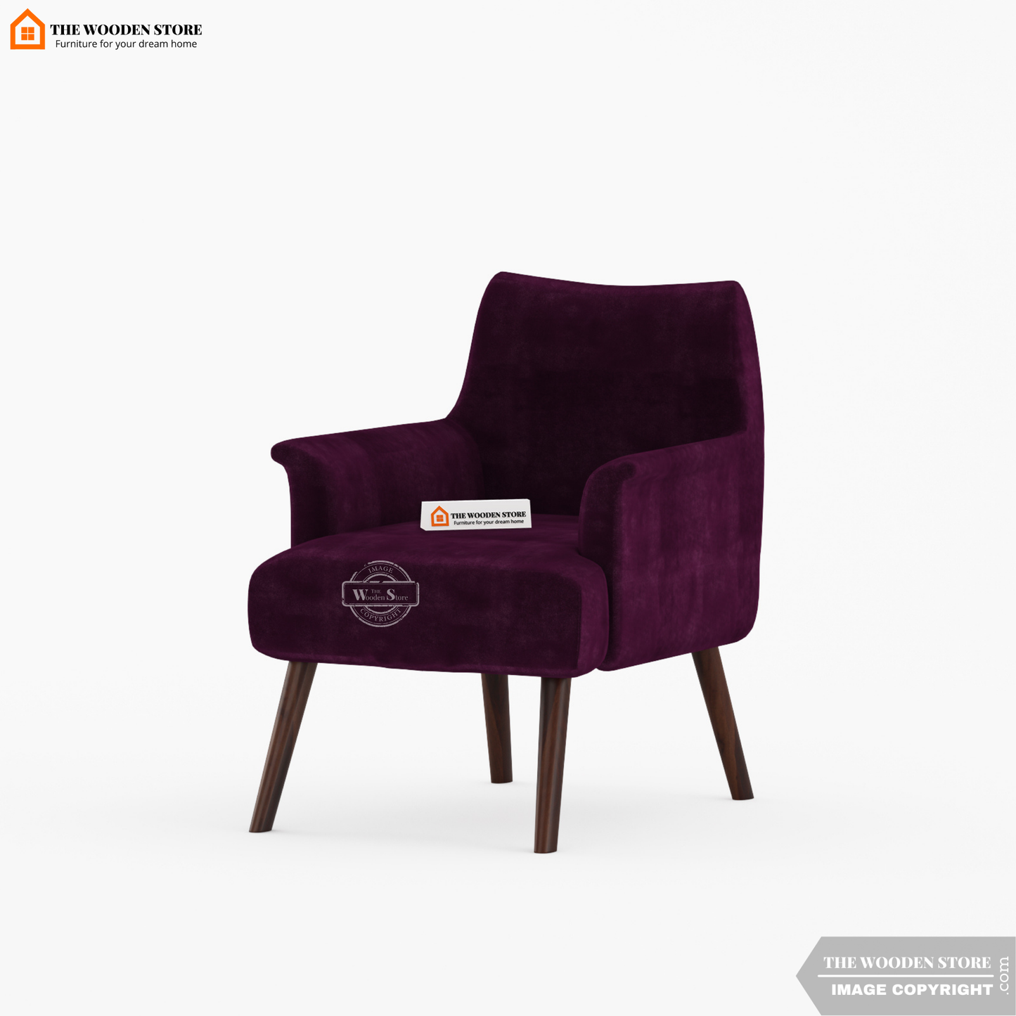 Aurora Lounge Chair (Wine Berry)
