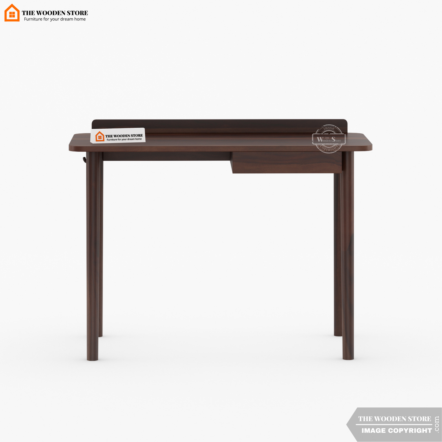Colby Study Table (Walnut Finish)
