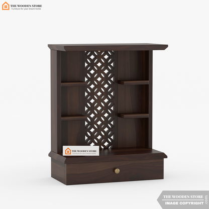 Rudra Home Temple (Walnut Finish)