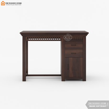 Donald Study Table (Walnut Finish)