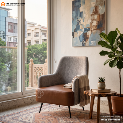 Shepherd Lounge Chair (Chestnut Brown)
