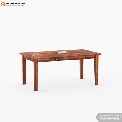 Glen 6 Seater Dining Set (Honey Finish)