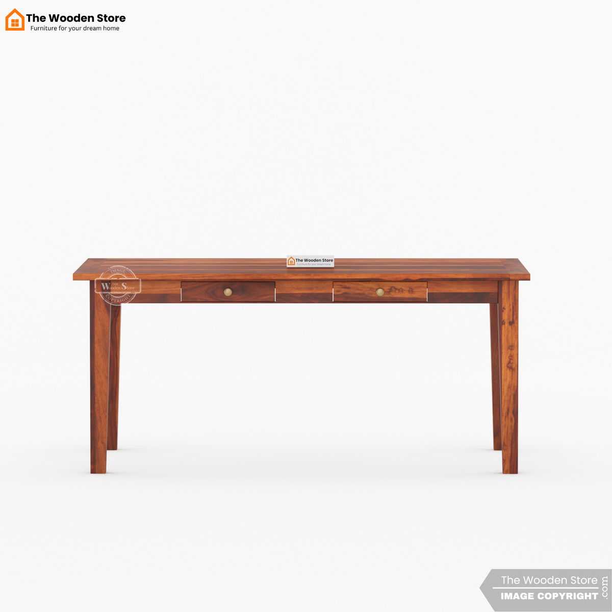 Glen 6 Seater Dining Set (Honey Finish)