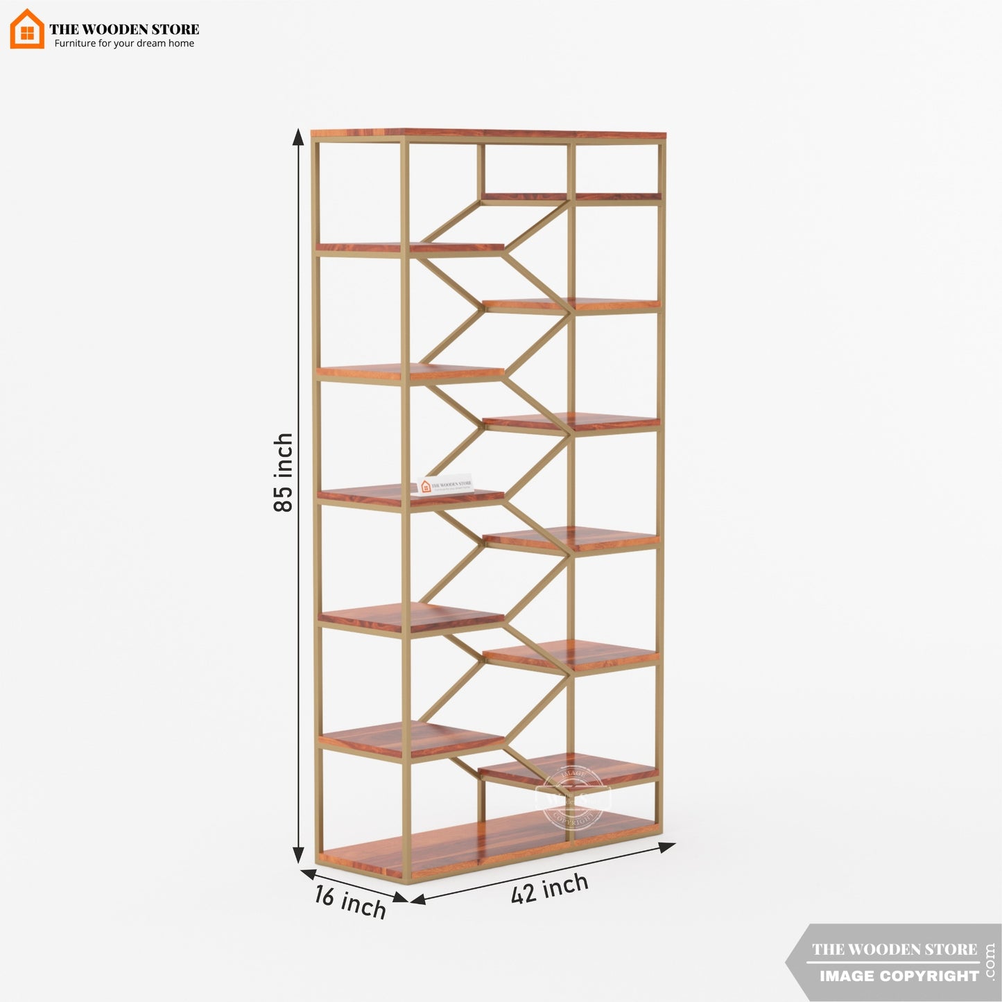 Keffer Display Unit (Honey Finish)