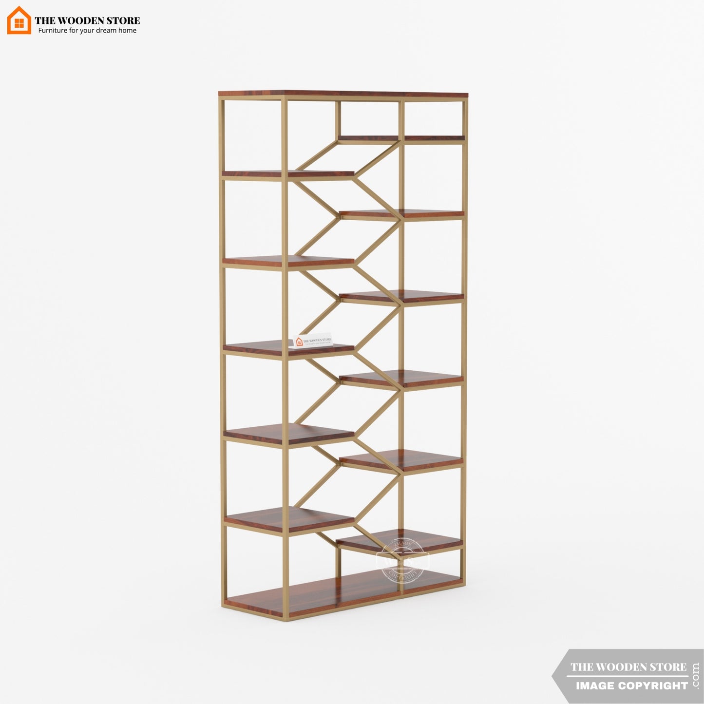 Keffer Display Unit (Walnut Finish)