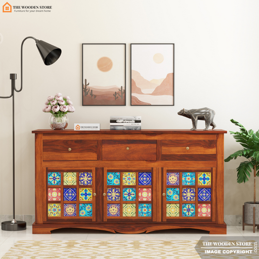 Bunny Large Sideboard (Honey Finish)