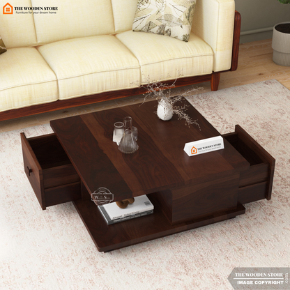 Apollo Coffee Table (Walnut Finish)