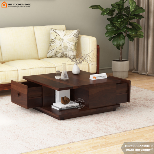 Apollo Coffee Table (Walnut Finish)